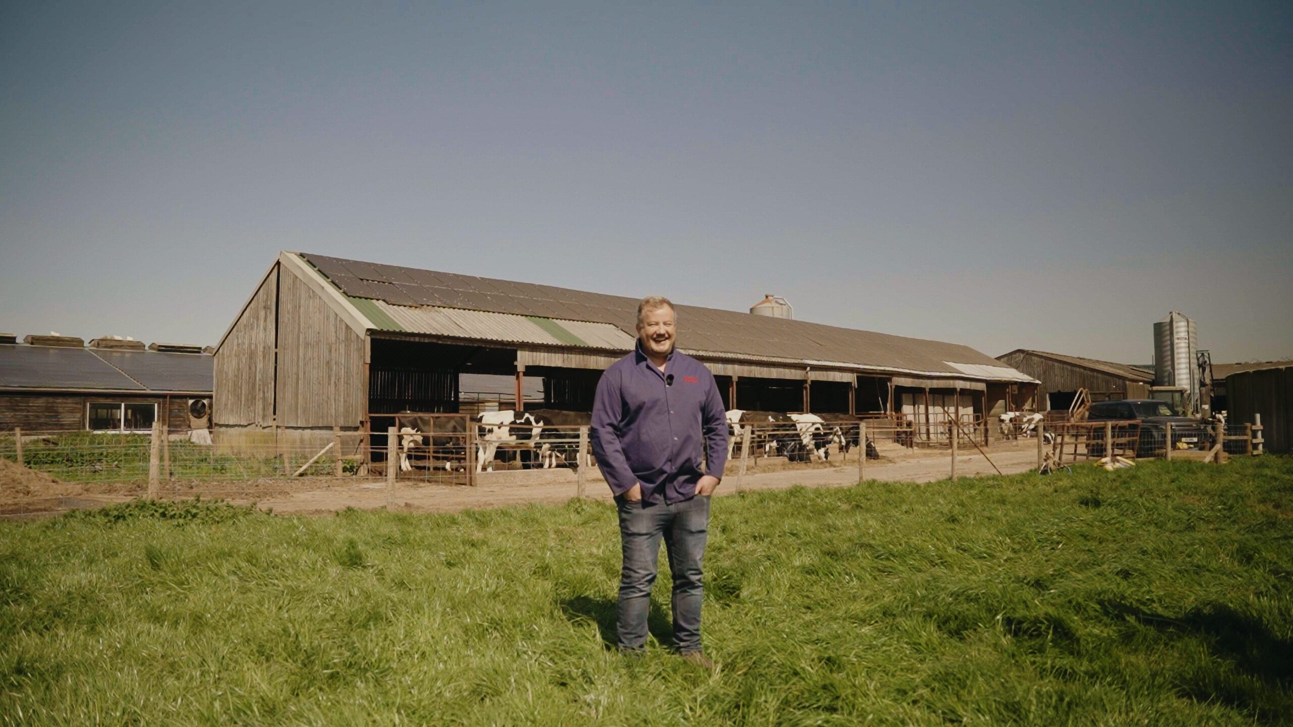 Charedi Dairies farmer at work